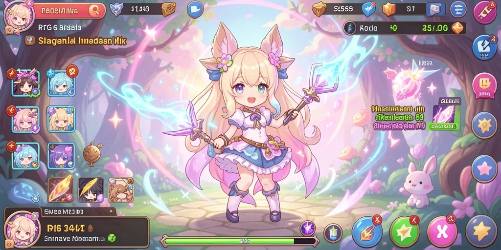 2757 - Layar gameplay yang memukau dan penuh aksi.